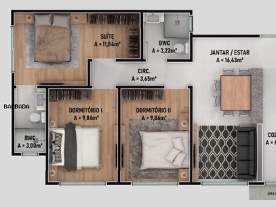 Apartamento em Nações, Balneário Camboriú/SC de 10m² 2 quartos à venda por R$ 894.000,00