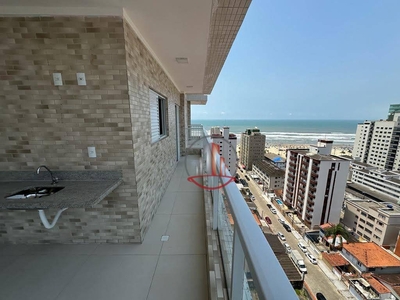 Apartamento em Vila Guilhermina, Praia Grande/SP de 74m² 2 quartos à venda por R$ 588.000,00