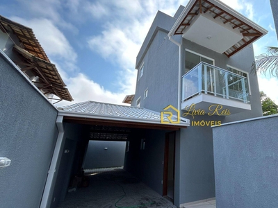 Casa em Extensão Serramar, Rio Das Ostras/RJ de 110m² 3 quartos à venda por R$ 289.000,00