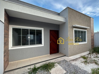 Casa em Extensão Serramar, Rio Das Ostras/RJ de 60m² 2 quartos à venda por R$ 259.000,00