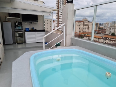 Penthouse em Campo Grande, Santos/SP de 155m² 3 quartos à venda por R$ 989.000,00