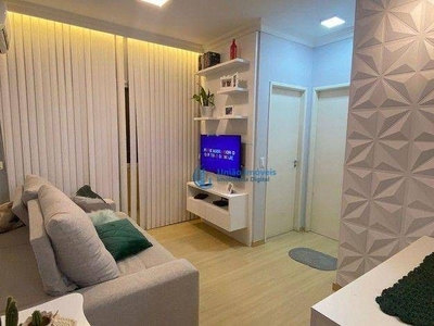 Apartamento com 2 dormitórios à venda, 54 m² por R$ 325.000,00 - Praia das Gaivotas - Vila