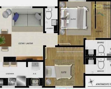 Apartamento com 2 dormitórios à venda, 61 m² por R$ 525.980,00 - Santa Efigênia - Belo Hor