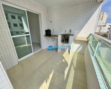 Apartamento com 2 dormitórios à venda, 85 m² por R$ 475.000,00 - Vila Guilhermina - Praia
