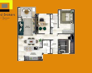 APARTAMENTO DE 78 M² COM 3 DORMITÓRIOS NO CONDOMÍNIO LIFE RESIDENCIAL NO ENGORDADOURO EM J