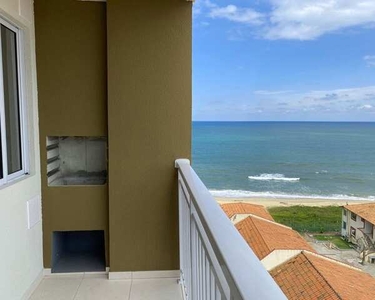 Apartamento frente mar pé na areia na praia de Barra Velha
