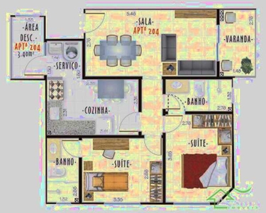 Apartamento Garden com 2 dormitórios à venda, 68 m² por R$ 439.000,00 - São Mateus - Juiz