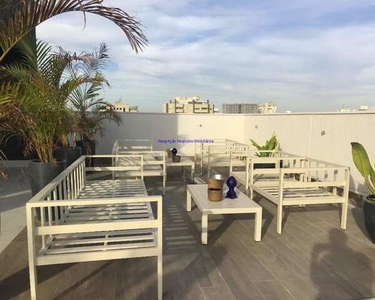 Apartamento Studio 24m², 01 dormitório e 01 banheiro. Condomínio com portaria 24h, pisci