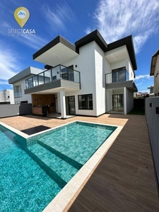 Casa com 4 dormitórios à venda, 323 m² por R$ 2.700.000 - Boulevard Lagoa - Serra/ES