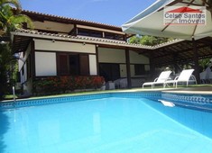 Casa com 4 dormitórios para alugar, 300 m² por R$ 1.500/dia - Praia do Forte - Mata de São