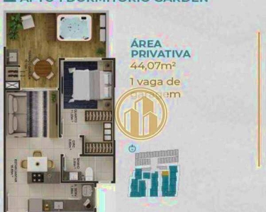 Apartamento com 2 dormitórios à venda, 78 m² por R$ 426.446,68 - Ingleses Norte - Florianó