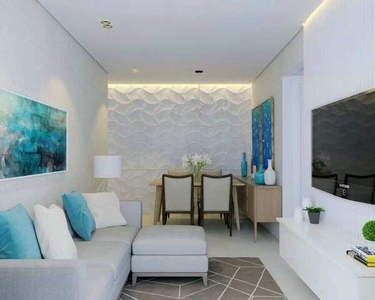 Apartamento com 2 dorms, Guilhermina, Praia Grande - R$ 393 mil, Cod: 196