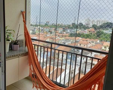 Apartamento no Viva Paraíso Praça Clube com 3 dorm e 63m, Centro - Santo André