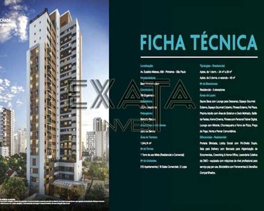 Apartamento tipo LOFT no Viva BENX Pinheiros, com 1 dormitório, 24,60 m², em frente ao Sho