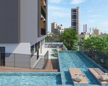 Apartamentos de 02 e 03 quartos, prédio com elevador e área de lazer completa, no Bessa