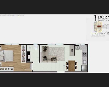Lindo apartamento com 1 dormitório à venda, 40 m² - Carvoeira - Florianópolis/SC