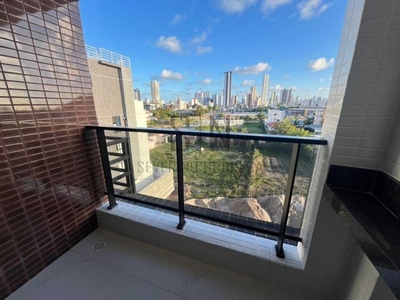 Apartamento Bessa, 54,27m² 4º Andar, Sul, 2 quartos, 1 suíte, Varanda Gourmet, Elevador, piscina