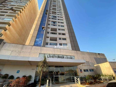 Apartamento com 1 quarto para alugar no bairro Parque Lozandes, 44m²