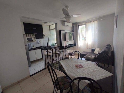 Apartamento com 2 dormitórios para alugar, 46 m² por R$ 2.338/mês - Sumarezinho - Ribeirão
