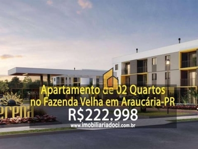 Apartamento de 02 Quartos no Fazenda Velha em Araucária-PR