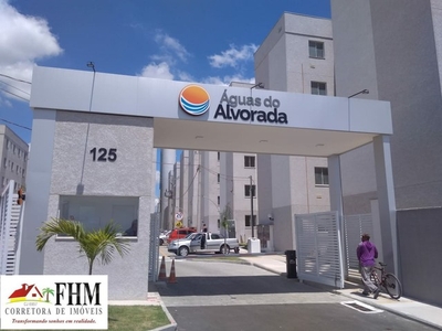 Apartamento de 2 quartos- Condomínio Águas da Alvorada, primeiríssima locação - Cosmos