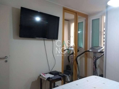 Apartamento Duplex com 2 dormitórios para alugar, 116 m² por R$ 5.000,00/mês - Gonzaga - Santos/SP