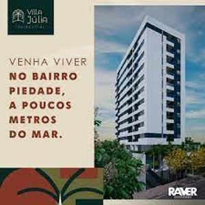 Apartamento em Piedade com 2qts, sendo 1 suíte, beira mar 51 metros quadrados com 2 quarto