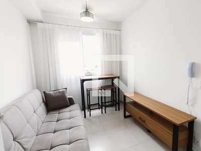 APARTAMENTO no 9º andar mobiliado com 1 dormitório