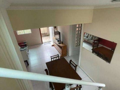 Casa com 2 dormitórios para alugar, 127 m² por R$ 2.200,00/mês - Maracanã - Praia Grande/SP