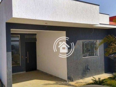 Casa com 3 dormitórios à venda, 105 m² por r$ 490.000,00 - condomínio villaggio ipanema i - sorocaba/sp