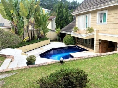 Casa com 4 dormitórios sendo 2 suítes , 660 m² - venda por R$ 4.300.000 ou aluguel por R$ 32.191/mês - Alphaville 10 - Santana de Parnaíba/SP