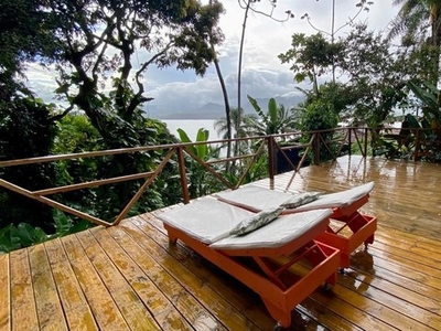 Casa com vista pro mar para alugar - Piúva - Ilhabela/SP