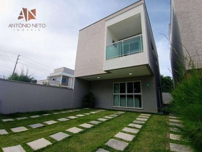 Casas duplex em condomínio Eco Park Residence, 105 m², a partir de R$ 518.922 - Eusébio - Eusébio/CE