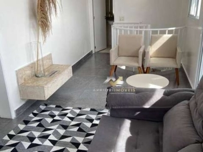 Cobertura para alugar, 105 m² por r$ 5.139,00/mês - casa branca - santo andré/sp
