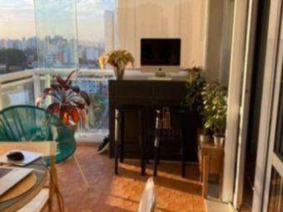 Flat com 1 dormitório para alugar, 42 m² por r$ 3.743,00/mês - centro - são bernardo do campo/sp