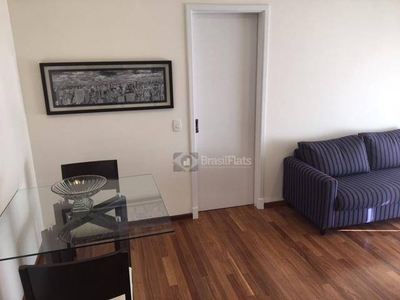 Flat com 1 dormitório para alugar, 42 m² por R$ 3.700,00/mês - Brooklin - São Paulo/SP
