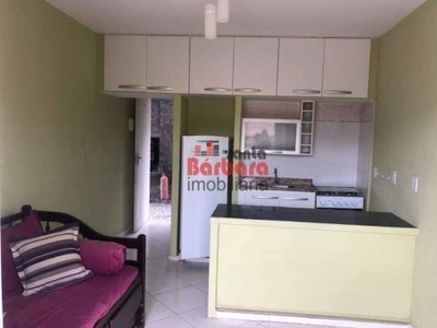 Flat com 1 quarto à venda na rua astor da costa menezes, maravista, niterói, 38 m2 por r$ 180.000