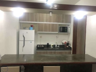 Flat com 1 quarto à venda na rua joão ramalho, --, centro, são vicente, 35 m2 por r$ 115.000