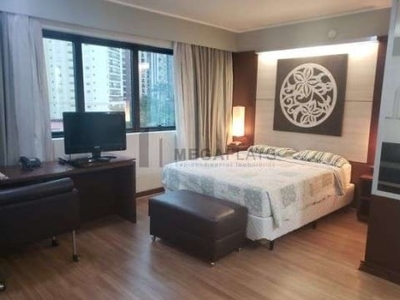 Flat com 1 quarto para alugar na Av. IBIRAPUERA, 2534, Moema, São Paulo, 28 m2 por R$ 1.232