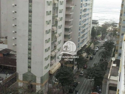 Flat com 2 dormitórios à venda, 70 m² - pitangueiras - guarujá/sp