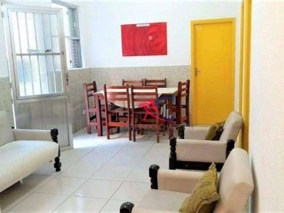 Kitnet com 1 dormitório à venda, 33 m² por r$ 130.000,00 - canto do forte - praia grande/sp