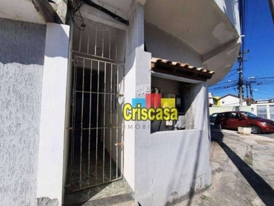 Kitnet com 1 dormitório à venda, 33 m² por r$ 250.000,00 - palmeiras - cabo frio/rj