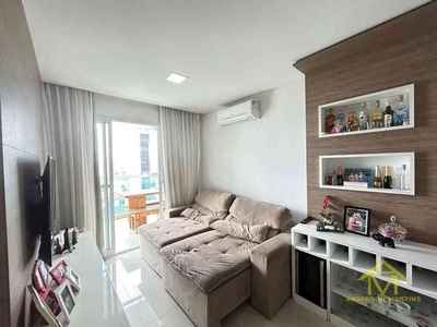 Apartamento com 3 quartos à venda no bairro Praia da Costa, 80m²