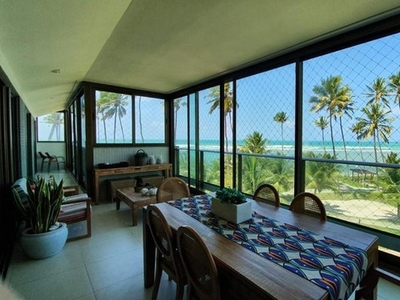 Ak. Alugo belíssimo apartamento todo mobiliado na beira mar no Paiva,com 250m, 4 suites, 4