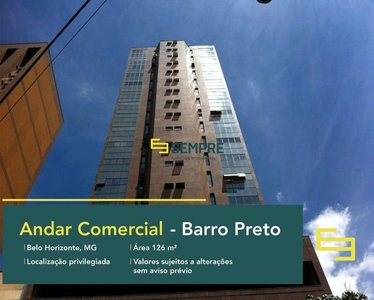 Andar Corporativo para aluguel, 2 vagas, Barro Preto - Belo Horizonte/MG