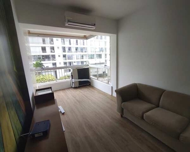 Apartamento 1 quarto, suíte, varanda, sala, 1 vaga coberta - Barra