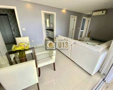 Apartamento com 2 dormitórios à venda, 80 m² por R$ 744.000,00 - Gonzaga - Santos/SP