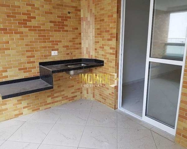 Apartamento com 3 dormitórios à venda, 116 m² por R$ 759.000,00 - Canto do Forte - Praia G