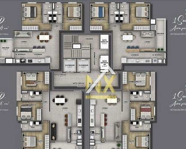 Apartamento com 3 dormitórios à venda, 92 m² por R$ 715.000,00 - Vila Operária - Itajaí/SC