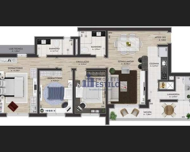 Apartamento com 3 dormitórios à venda, 96 m² por R$ 765.000,00 - Villaggio Iguatemi - Caxi